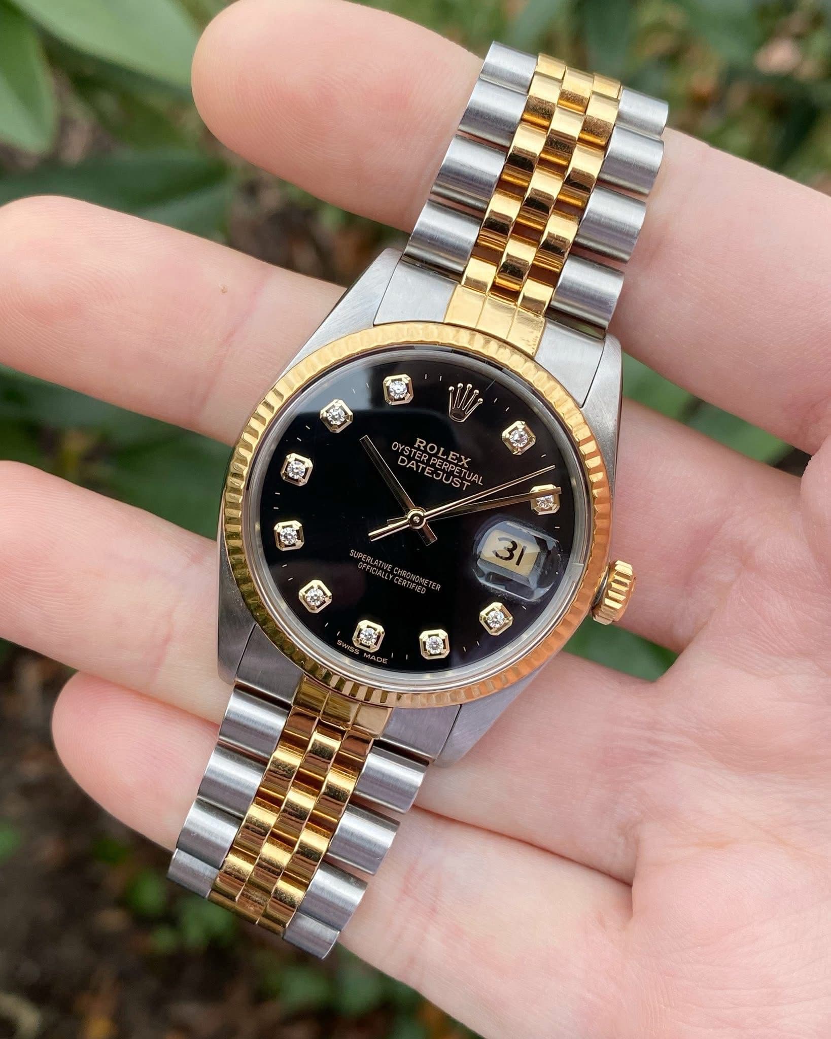Rolex Datejust Bicolor - Esfera de diamantes