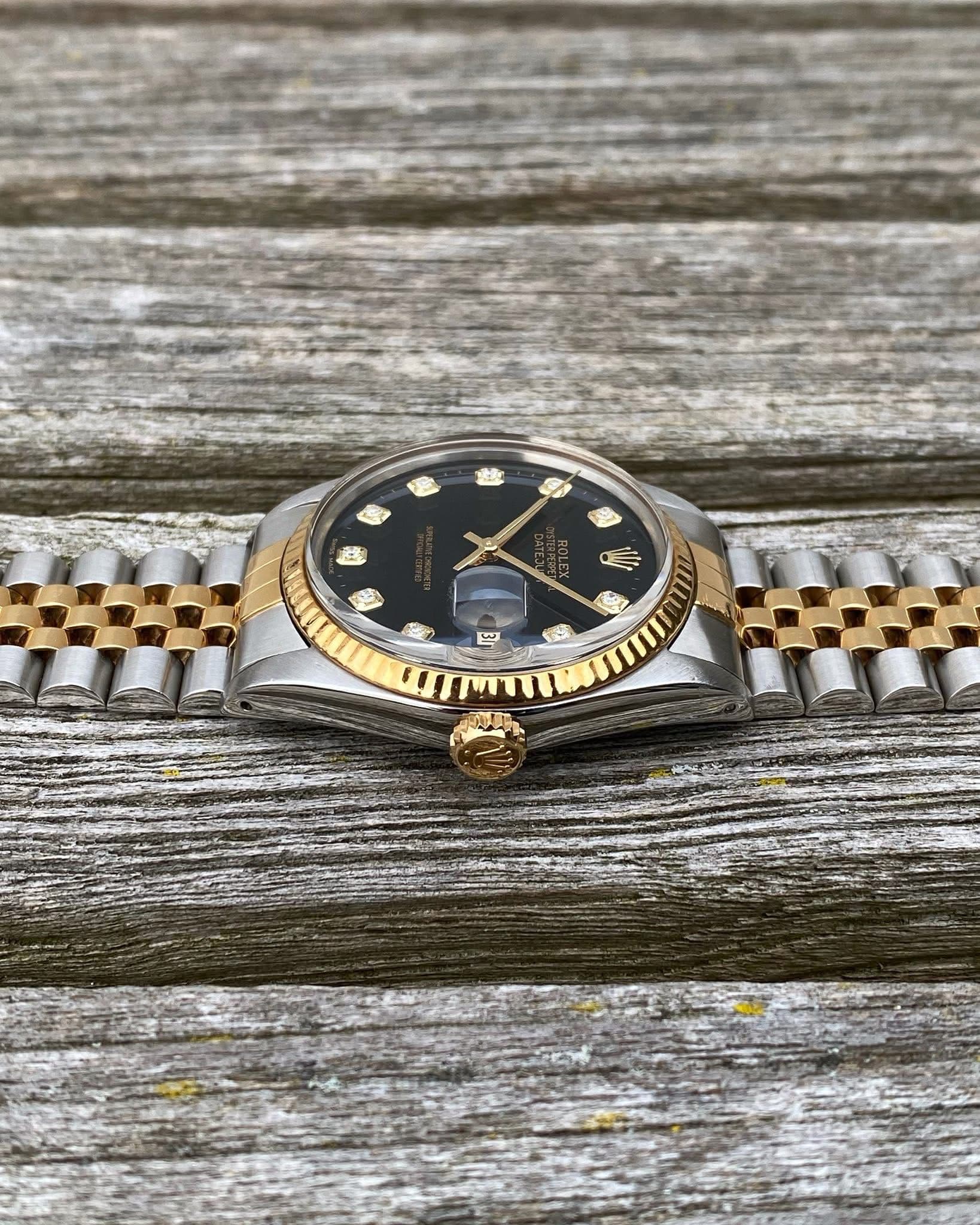 Rolex Datejust Bicolor - Detalle corona